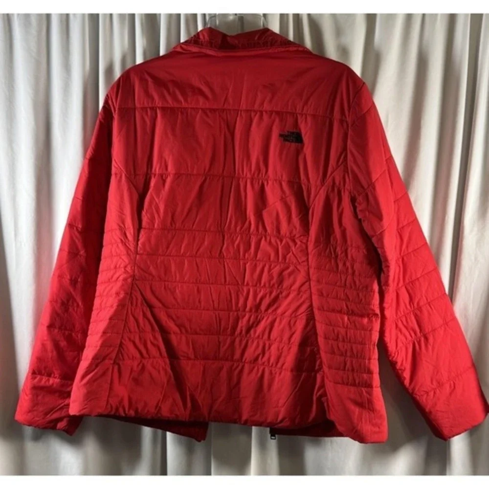 The North Face‎ Red Lightweight Puffer Jacket Full Zip Quilted XL 73-09